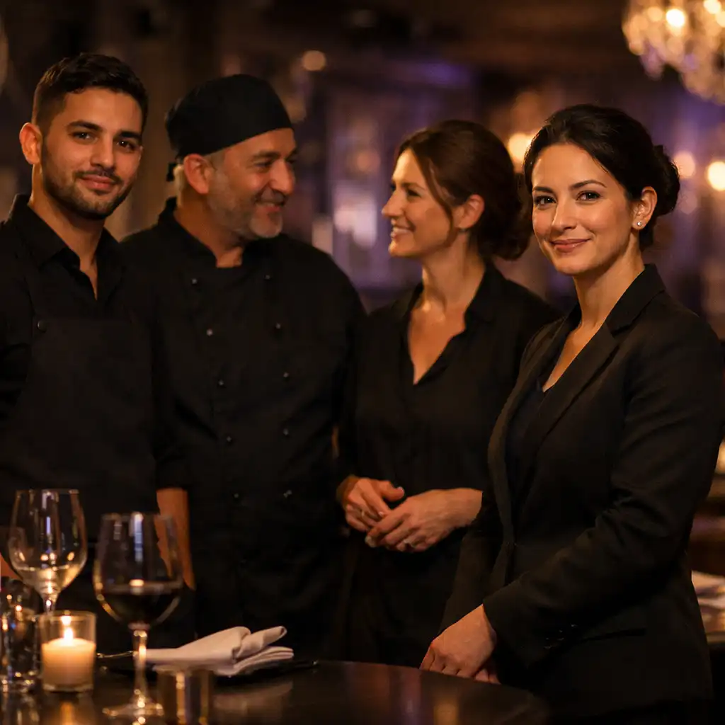 Hospitality team at The Ember River Club